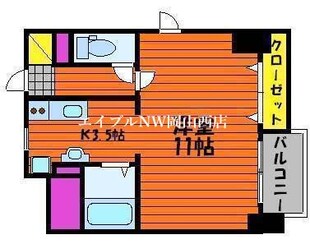 カーサフィオーレ表町の物件間取画像